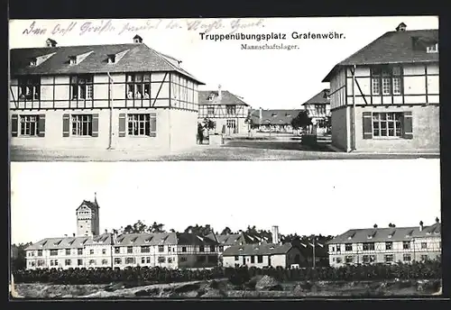 AK Grafenwöhr, Truppenübungsplatz, Mannschaftslager