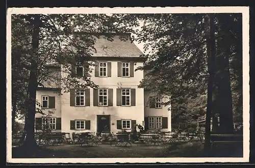 AK Schwarzburg / Thür., Waldrestaurant und Pensionshaus Jagdschloss Fasanerie