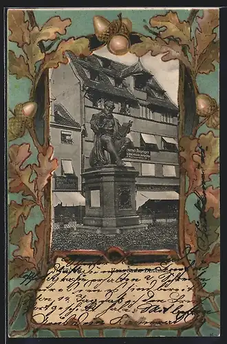 AK Nürnberg, Hans Sachs Denkmal