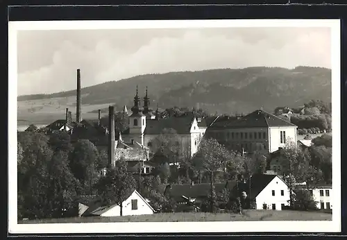 AK Vamberk, Blick zur Kirche