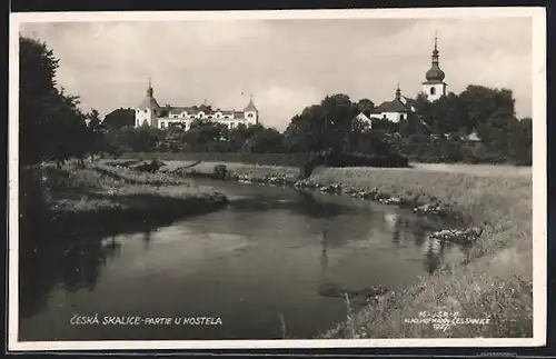 AK Ceská Skalice, Partie u Kostela