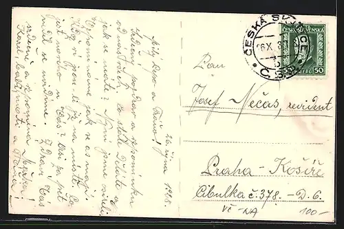 AK Ceská Skalice, Partie u Kostela