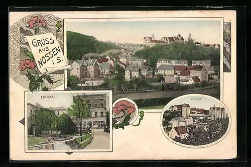 AK Nossen i. S., Seminar, Schloss, Gesamtansicht