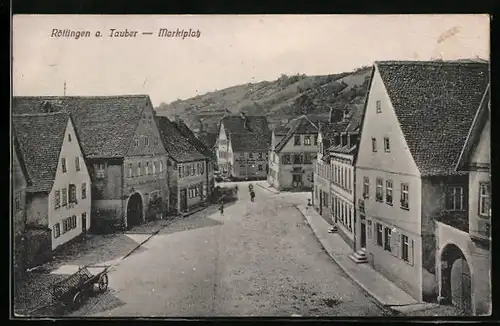 AK Röttingen a. Tauber, Marktplatz