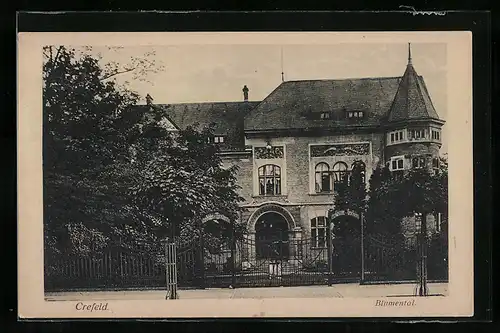 AK Crefeld, Villa Blumental