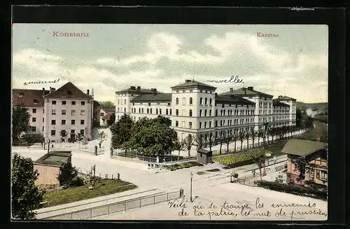 AK Konstanz, Kaserne am Bahnhof