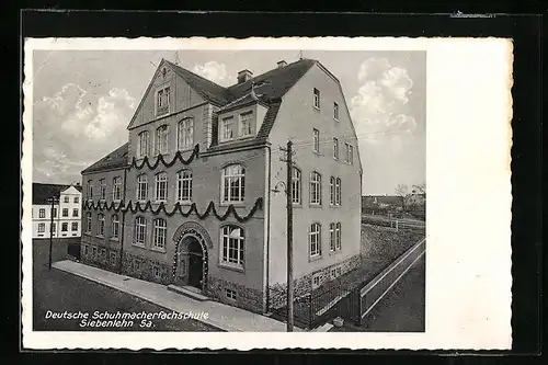 AK Siebenlehn /Sa., Deutsche Schuhmacherfachschule