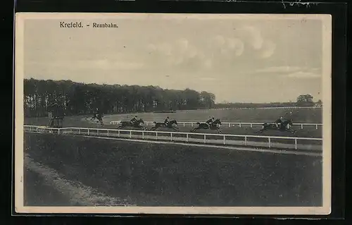 AK Krefeld, Partie an der Rennbahn