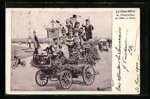 AK Paris, Exposition universelle de 1900, Nikolaus II. von Russland