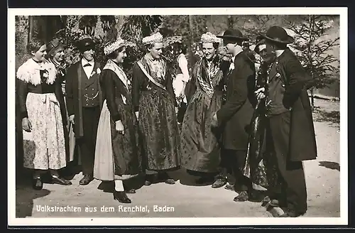 AK Volkstrachten aus dem Renchtal, Baden