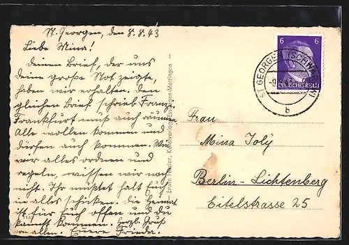 AK Schwarzwald-Bauern in traditioneller Trachtenkleidung