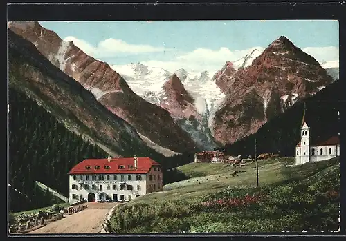 AK Trafoi, Gasthof zur Schönen Aussicht und Trafoi-Hotel
