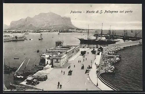AK Palermo, Monte Pellegrino col Porto e l'Antemurale