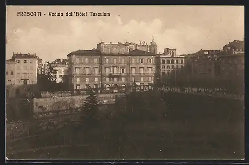 AK Frascati, Veduta dall`Hotel Tusculum