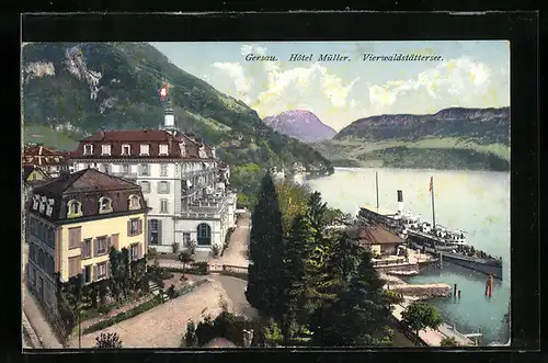 AK Gersau, Hotel Müller am Vierwaldstättersee