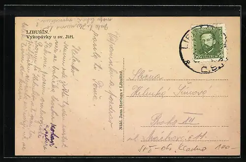 AK Libusin, Vykopávky u sv. Jiri