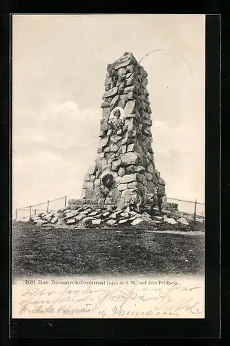 AK Feldberg, Das Bismarckdenkmal