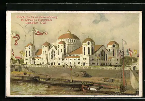 AK Generalversammlung der Katholiken Deutschlands, 55. Versammlung Düsseldorf 1908