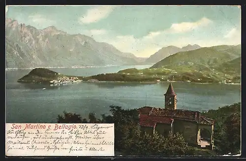 AK Bellagio, Panorama con la Chiesa San Martino