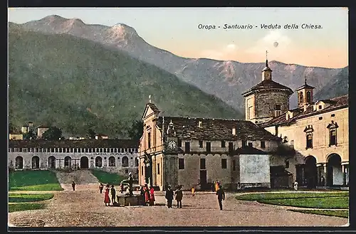 AK Biella, Santuario di Oropa, Veduta della Chiesa