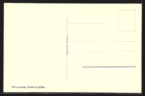 AK Andeer, Ortsansicht mit Bergen