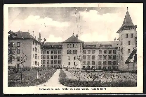 AK Estavayer-le-Lac, Institut du Sacre-Coer, Facade Nord