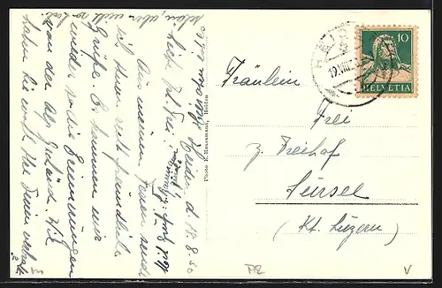 AK Heiden, Ortsansicht mit Umgebung