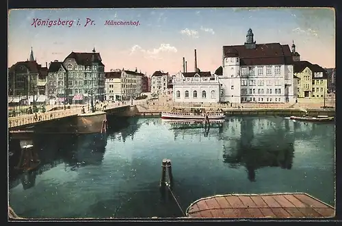 AK Königsberg, Blick auf Münchenhof