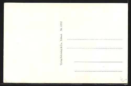 AK Neukuhren, Strandansicht mit Sträuchern