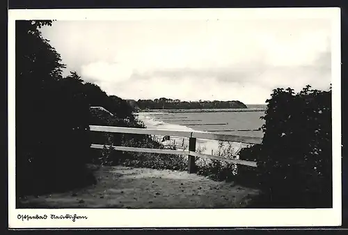 AK Neukuhren, Blick auf den Strand