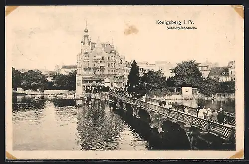 AK Königsberg i. Pr., Schlossteichbrücke