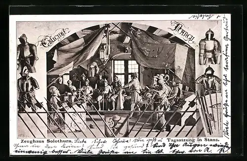 AK Stans, Zeughaus Solothurn, Tagsatzung in Stans