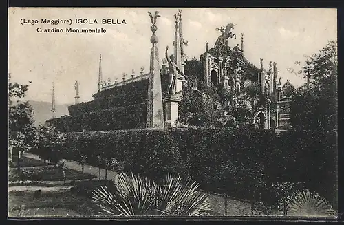 AK Isola Bella (Lago Maggiore), Giardino Monumentale