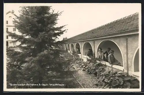 AK Heiligkreuz b. Cham, Wandelhalle des Töchterinstituts