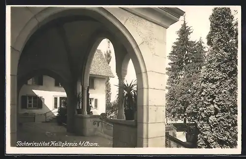 AK Heiligkreuz b. Cham, Aufgang zum Töchterinstitut