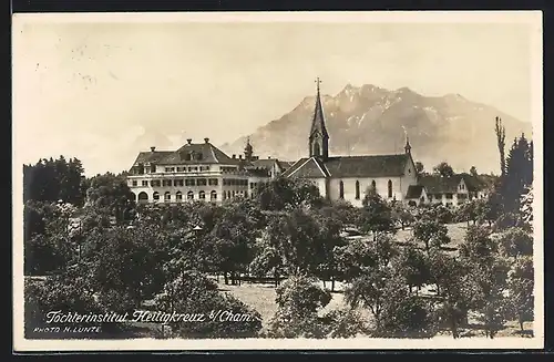 AK Heiligkreuz b. Cham, Töchterinstitut hinter Park