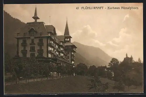 AK Flühli-Ranft, Kurhaus und Hotel Nünalphorn