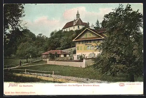 AK Flühli bei Sachseln, Gutshaus und Schloss, Geburtsort des heiligen Bruders Klaus