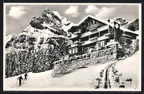 AK Braunwald, Hotel Tödiblick mit Ortstock