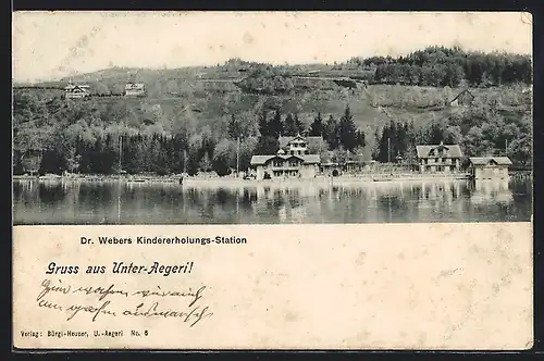 AK Unter-Aegeri, Dr. Webers Kindererholungs-Station