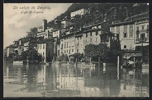 AK Gandria, Lago di Lugano, Uferpartie