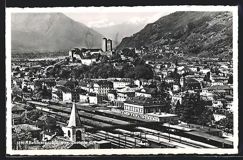 AK Bellinzona, Stazione e Castello Uri