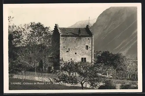 AK Sierre, Chateau de Muzot (XIIIe siecle)