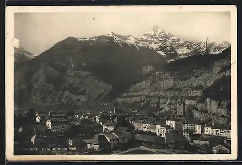 AK St. Maurice, Vue générale et la Dent du Midi