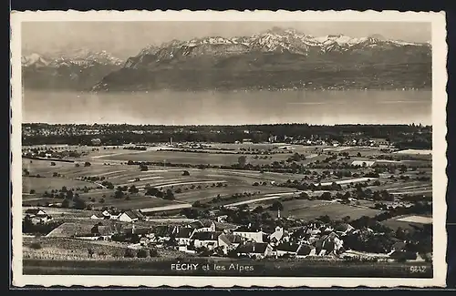 AK Féchy, Vue á les Alpes