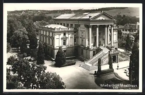 AK Winterthur, Blick auf luxuriöses Stadthaus
