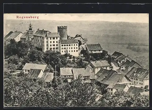 AK Regensberg, Ortsansicht ums Schloss