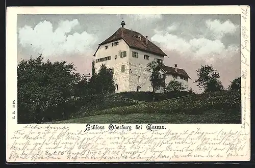 AK Gossau, Schloss Oberburg um 1900