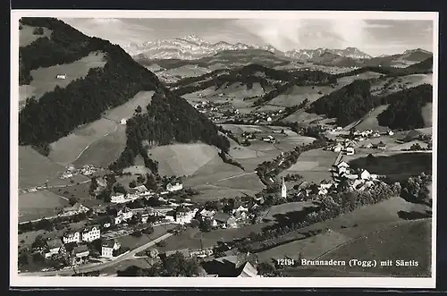 AK Brunnadern, Panorama mit Säntis