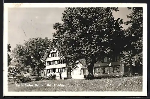 AK Heiden, Ferienheim Benzenrüti hinter Baum